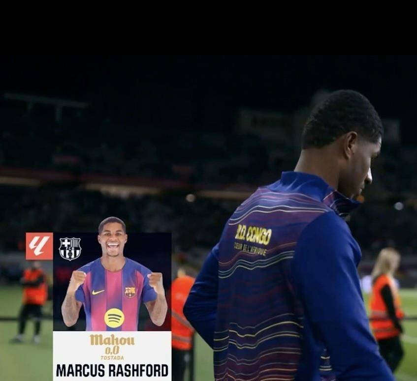 14场造12球！巴萨3-1完胜，拉什福德再进球，当选西甲官方最佳